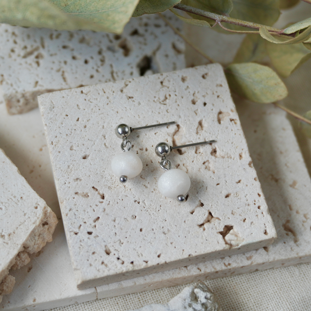 Aether & Nox – wholesale Stud/post earrings – Terra Stud Pebble0