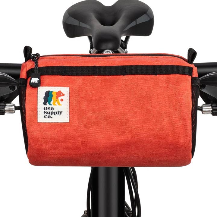 Kitsap Canvas Handlebar Bag for wholesale by Oso Supply Co