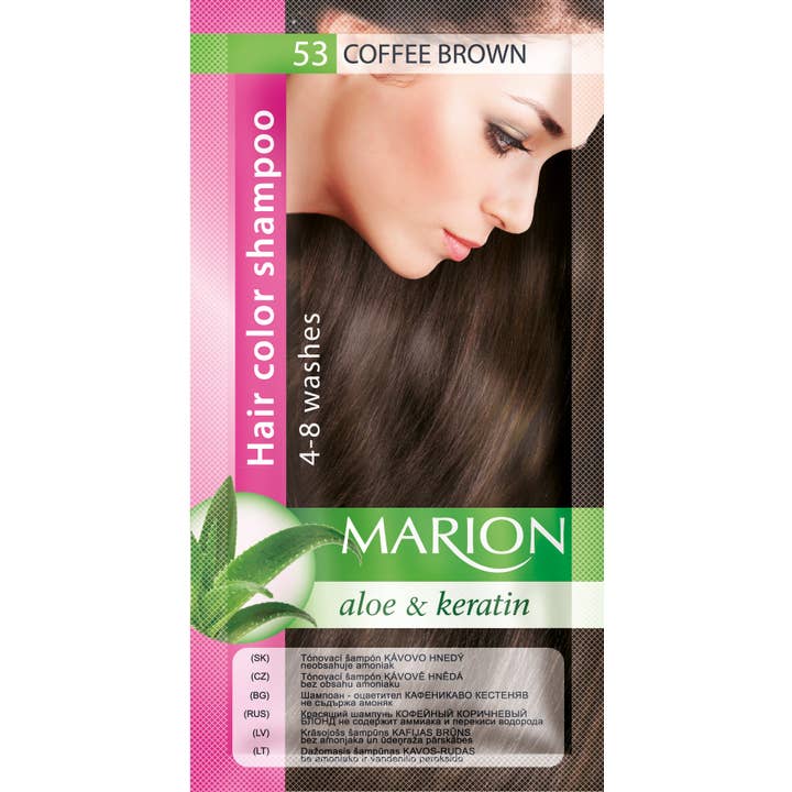 Marion Gray Hair Color Shampoo Hair Dye Kit with Aloe and Ke for wholesale by Eveline Cosmetics