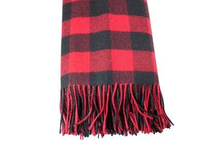 Thread Experiment - Wholesale Throw Blanket - 100% Fine Wool Buffalo Check Throw7