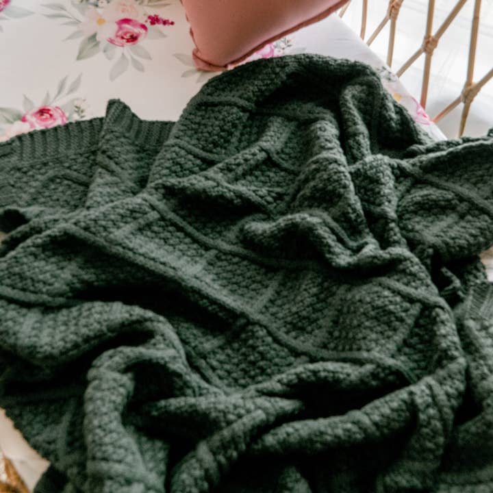 SNUGGLY JACKS - Wholesale Bedding Blanket - Kids & Baby - Forest Organic Knitted Blanket