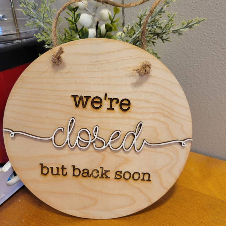 Ellie Joe Design Co – Engroshandel Skilt – Åbent og lukket Vendbart skilt3