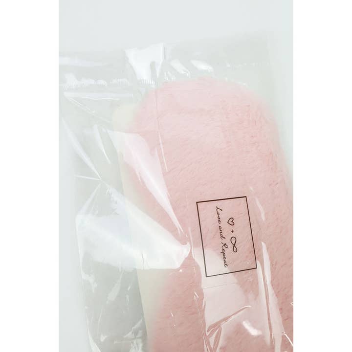 MIX COLOR Faux Fur Eye Mask for wholesale on Faire