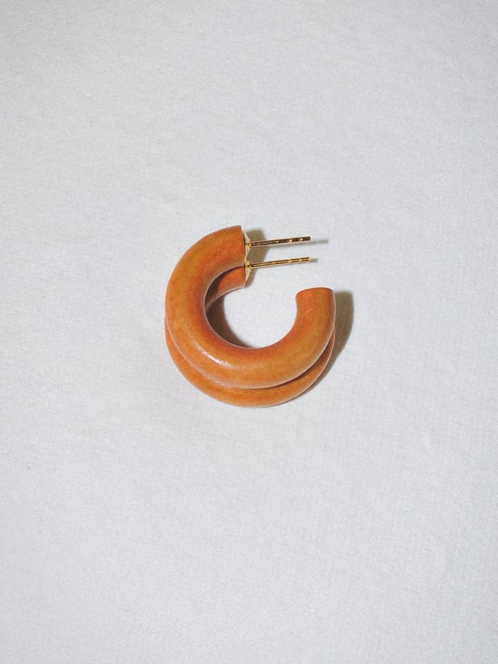 Leren Weekender Mini hoepel voor wholesale door BINKY AND LULU