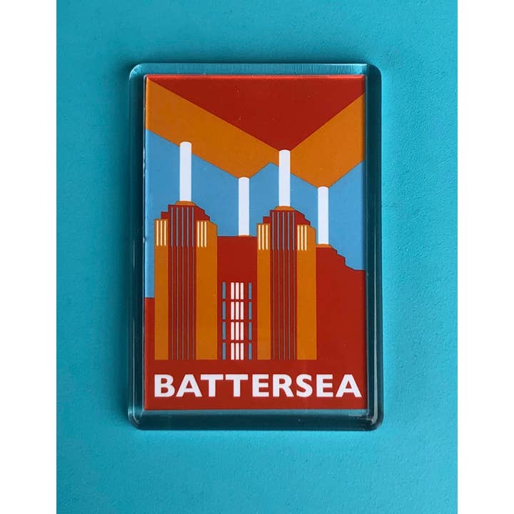 BATTERSEA Power Station Fridge Magnet for wholesale by Rebecca Pymar