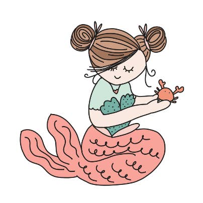 ESPÁTULAS ESPACIAIS AUTOCOLANTE SEREIA por atacado de Stickerlishious