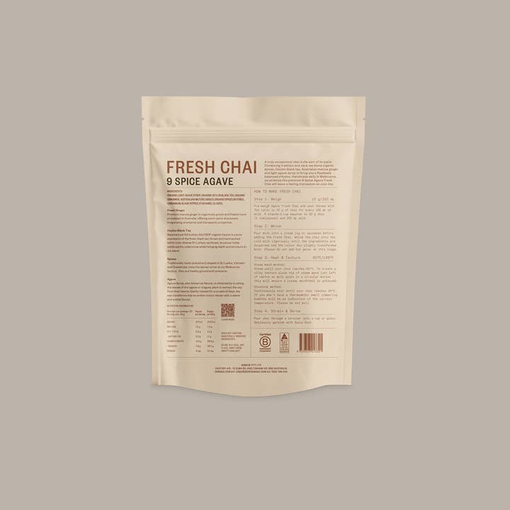 Somage - Wholesale Loose tea - 9 Spice Agave Fresh Chai1