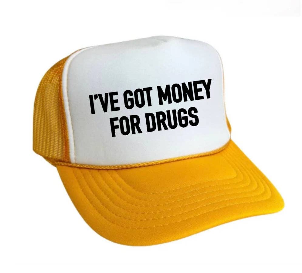 Inappropriate Trucker Hats – Großhandel Trucker-Cap – Unisex – Ich habe Geld für Drugs Trucker Hat26
