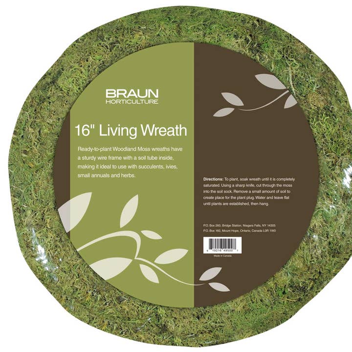 Braun - Wholesale Wreath - Retail Ready Living Wreath0