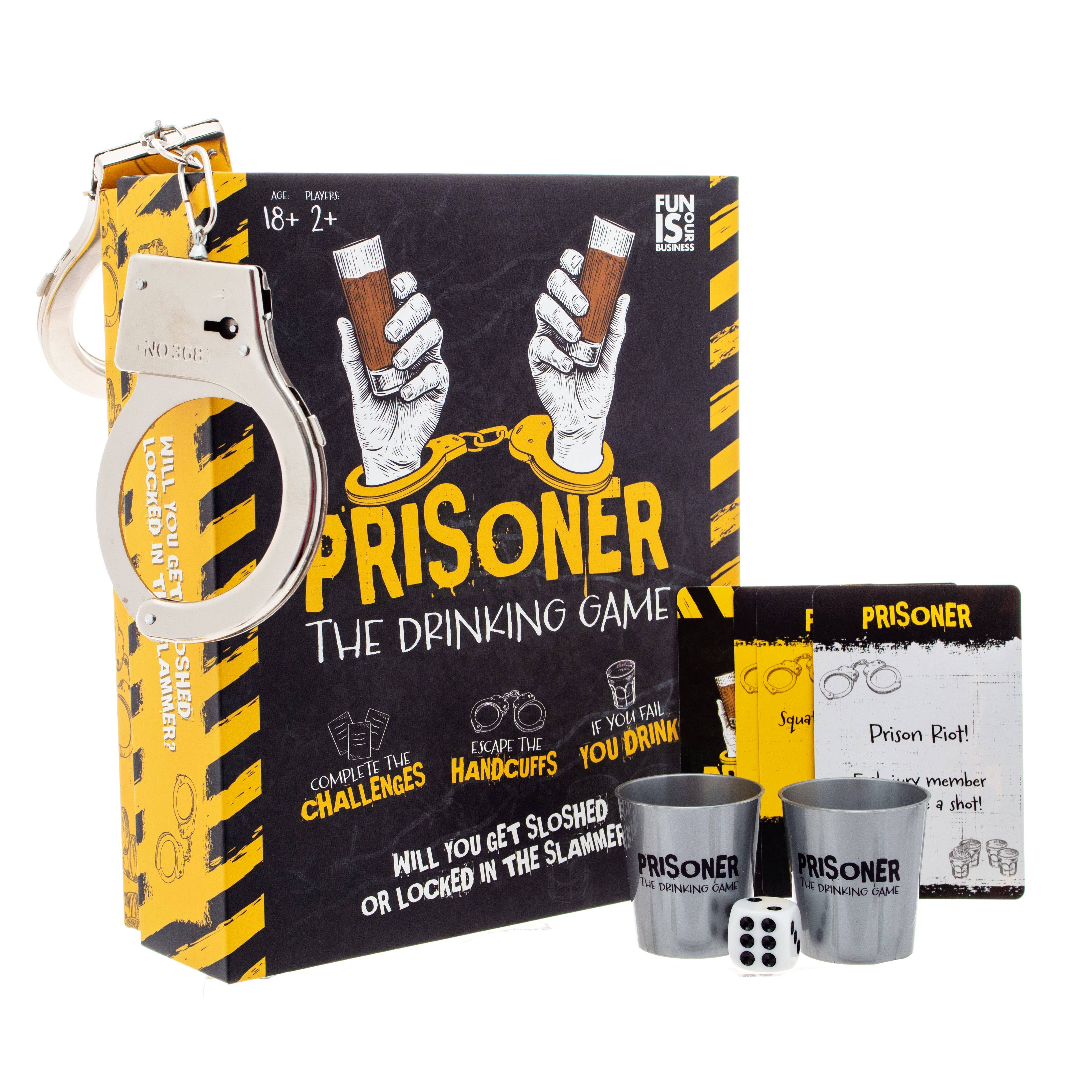 Boxer Gifts - Wholesale Card Game - Prisoner - The Drinking Party Game With Handcuffs6