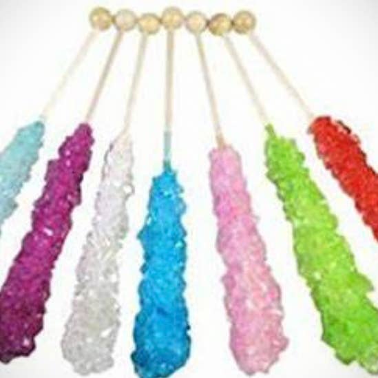 O'Shea's Candies Sweet Shop - Wholesale Hard Candy - Nostalgic Old Fashioned Rock Candy w/ Wooden Sticks 2PK