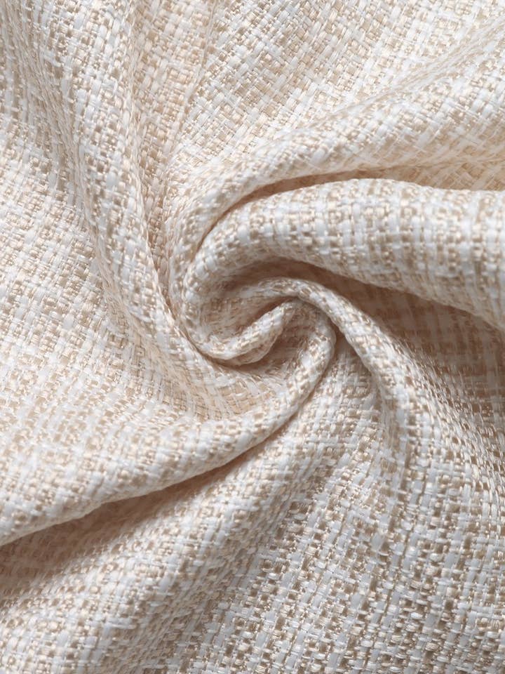 APRICOT CWOCO00168_CHANEL-STYLE SINGLE-BREASTED TWEED JACKET for wholesale on Faire8