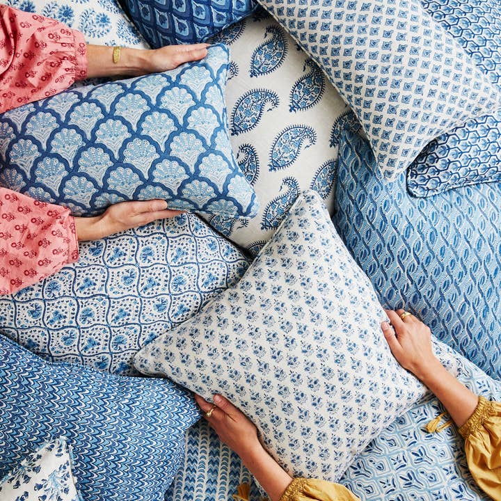 Walter G - Wholesale Throw pillow cover - Pondicherry Riviera Pillowcase3