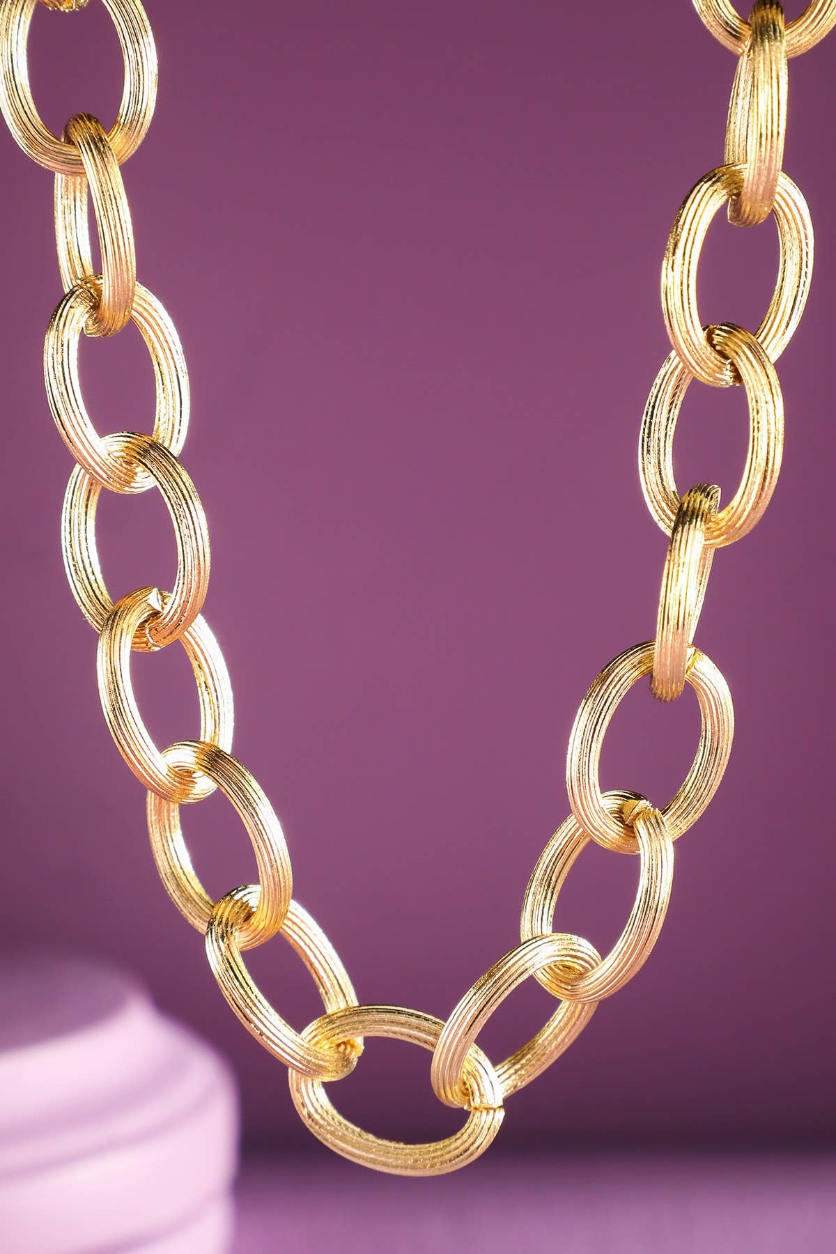 GOLD G  Chunky Link Chain Necklace for wholesale on Faire1