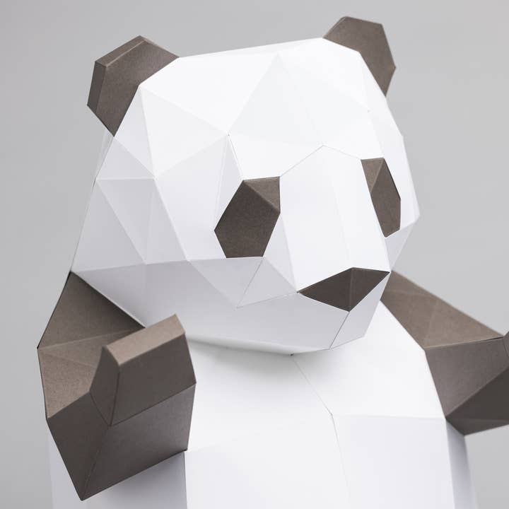 Sofs Designs – Engroshandel DIY-hobbysæt – DIY Panda 3D LUX papir origami modelsæt3