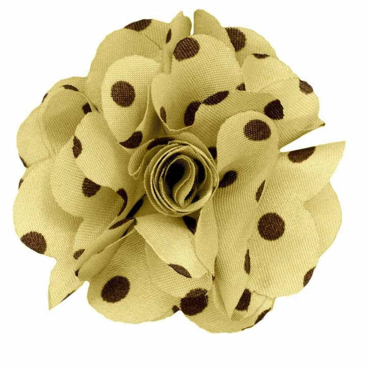 Dubal Brothers - Wholesale Lapel Pin/Button - Vittorio Vico Men's Formal Polka Dot Flower Lapel Pin: Flower Pin Suit Accessories Pins for Suit or Tuxedo by Classy Cufflinks17