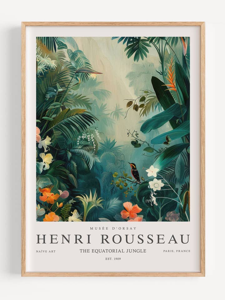 Henri Rousseau La Jungle équatoriale I108-30 pour la vente par Peardrop Prints