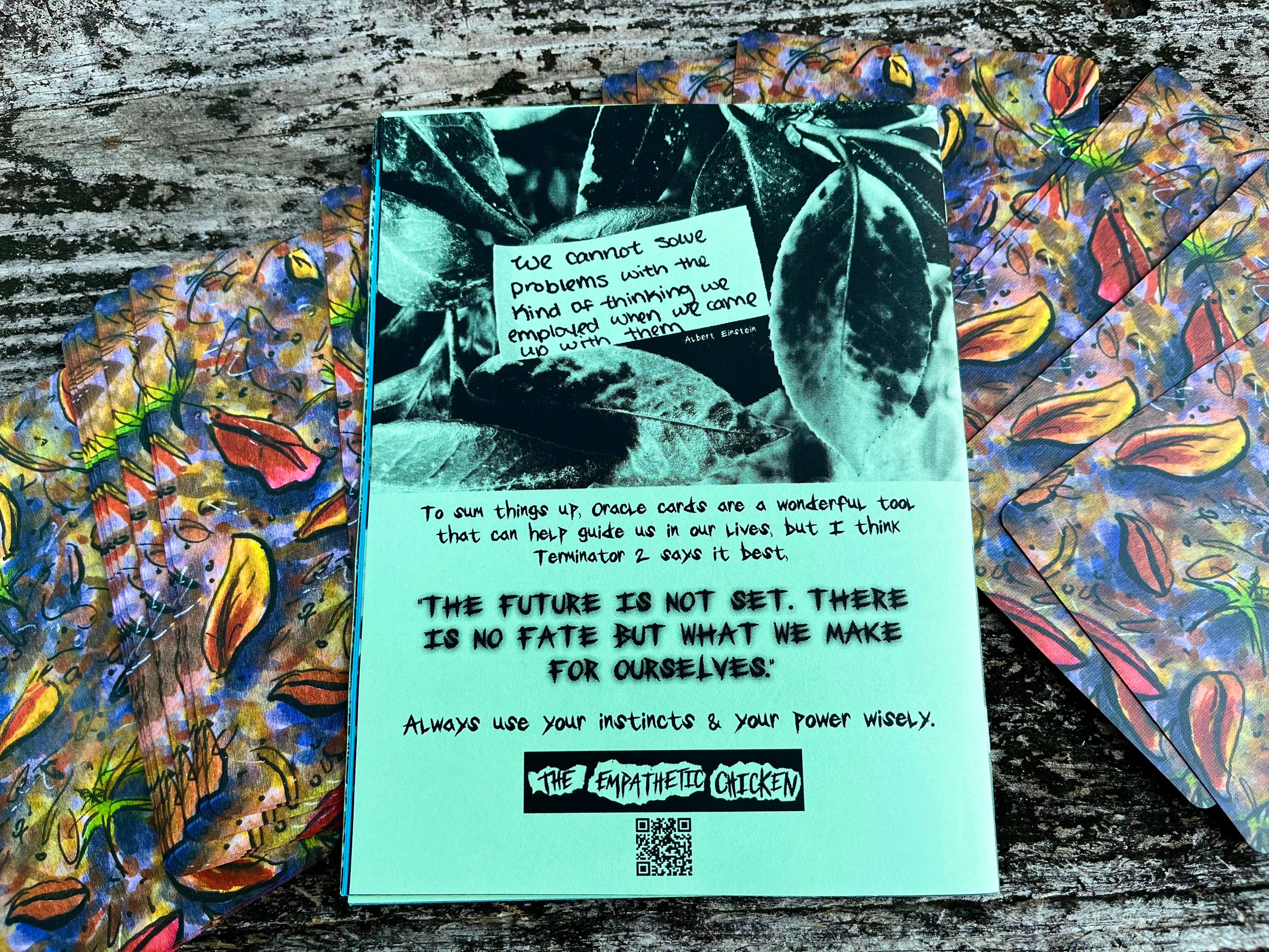 The Empathetic Chicken - Wholesale Reference - What The Heck is an Oracle Deck? Zine 1