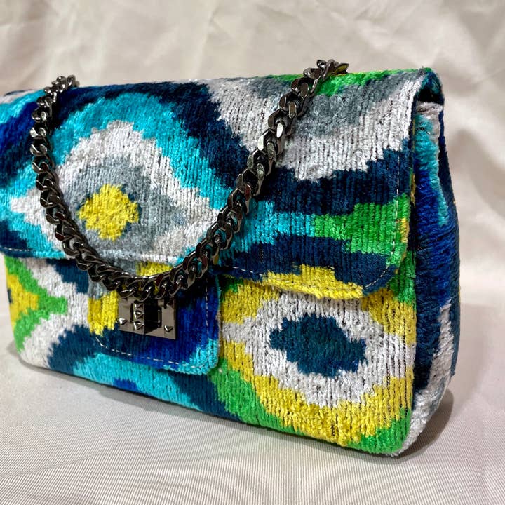 Mila∞Miro by Emelie - Wholesale Crossbody Bag - Women's - Ikat Coco Bag Capri