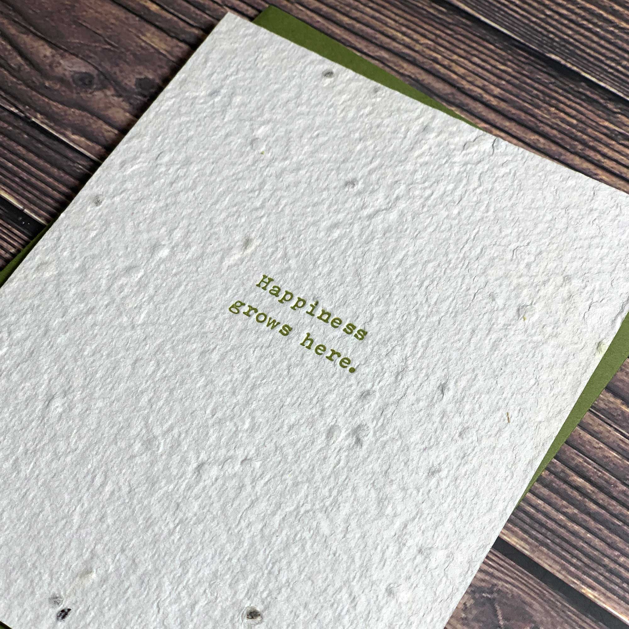Kincaid Creative - Wholesale Everyday Greeting Card - Plantable Letterpress Card. Seed Paper. Organic Gardener.1