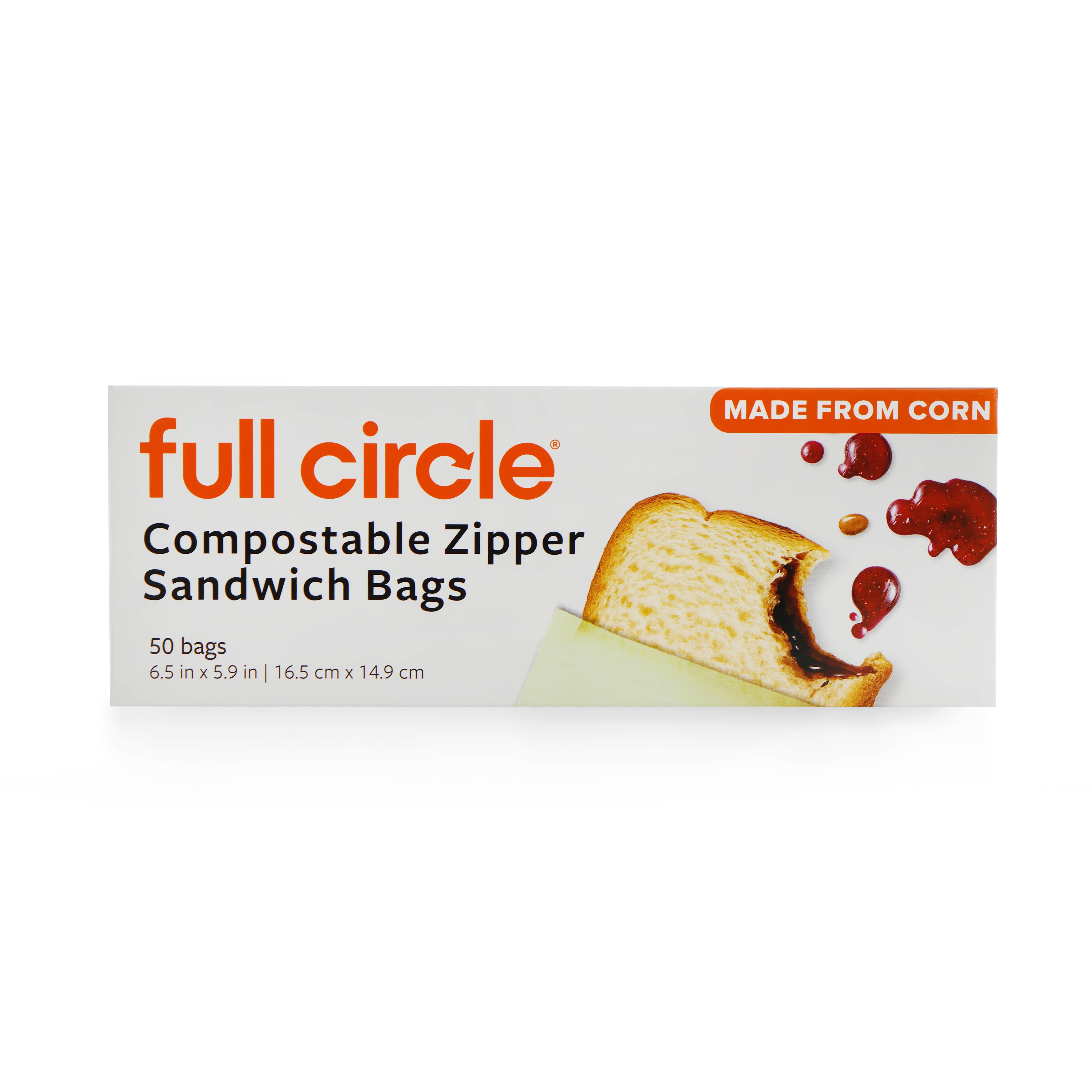 Full Circle Home - Wholesale Food Storage Wrap/Bag - Compostable Zipper Bags5