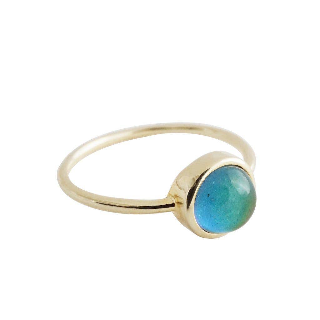 Honeycat Jewelry - Wholesale Single Stone/Solitaire Ring - Gold - Mini Mood Ring9