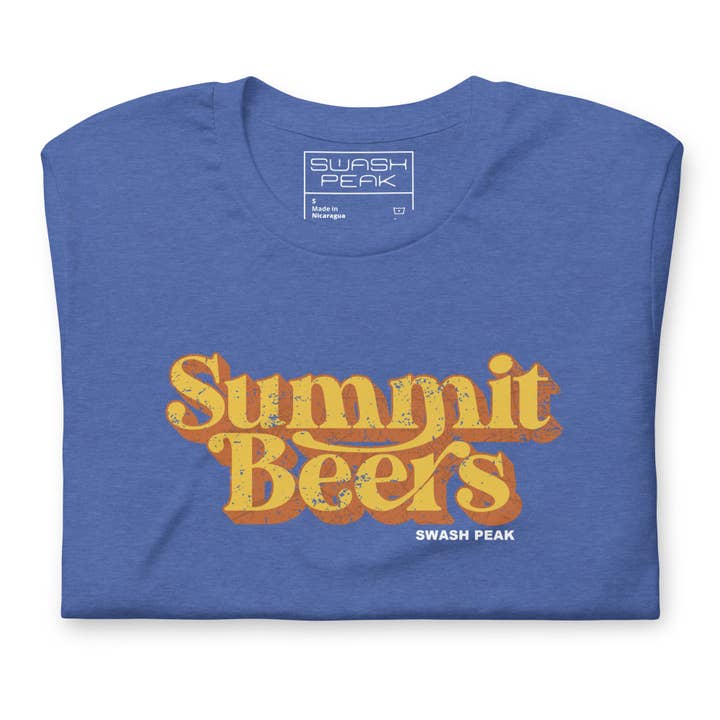 Summit Beers Unisex Tee for wholesale by Swash Peak