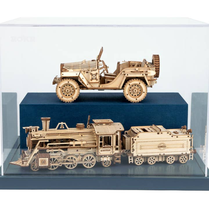 Robotime - Wholesale Puzzle - Adult - MC502 Heavy Truck ROKR Model Car Kits Wooden 3D Puzzles7