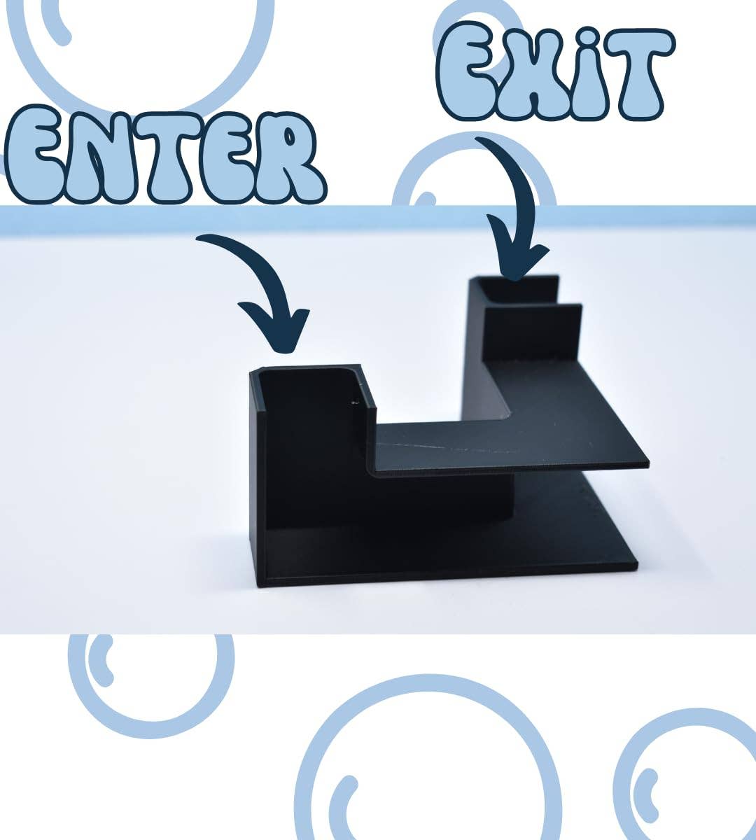 Chatelet - Vente Décorations de table - Tunnel souterrain de l'aquarium Chatelet | Refuge de poissons et de crevettes pour aquariums | Tunnel d'observation souterrain unique | Fabriqué aux États-Unis8