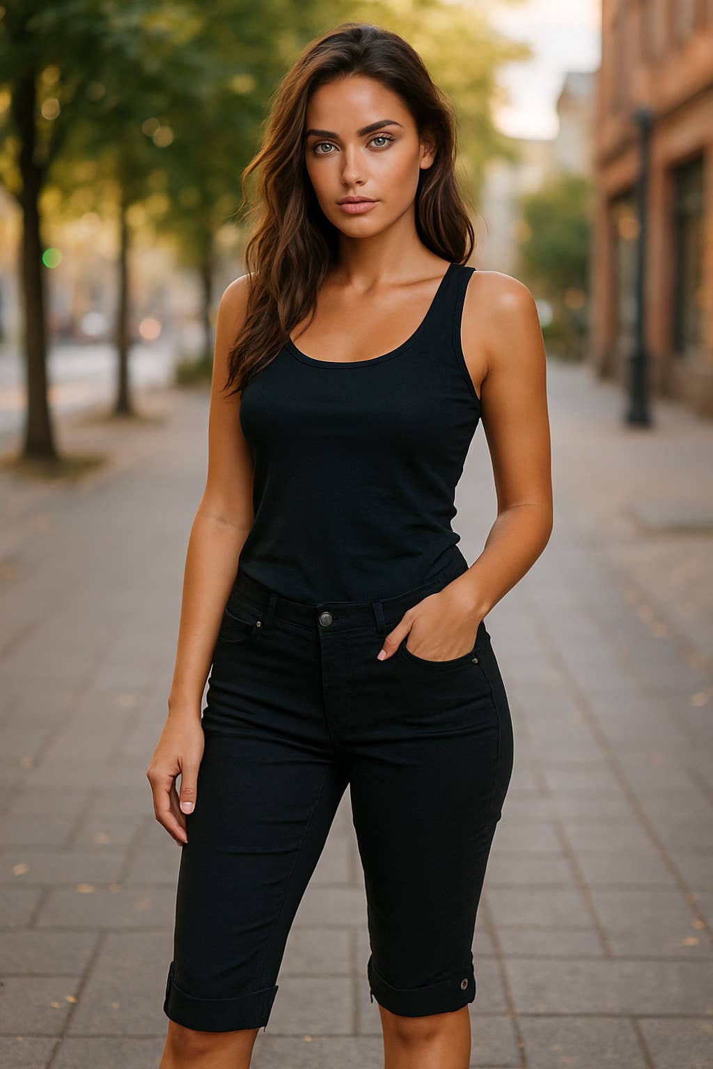 A Woman we Love – Großhandel Shorts – Damen – Set mit 20 Shorts und Caprihosen – gemischte Größen und Farben5