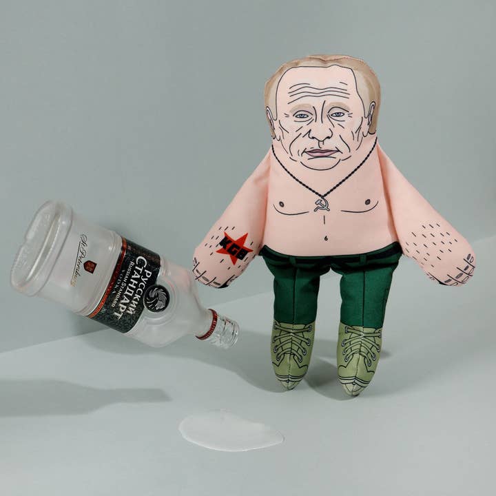 Vladimir Putin dog toy for wholesale by Pet Hates Toys