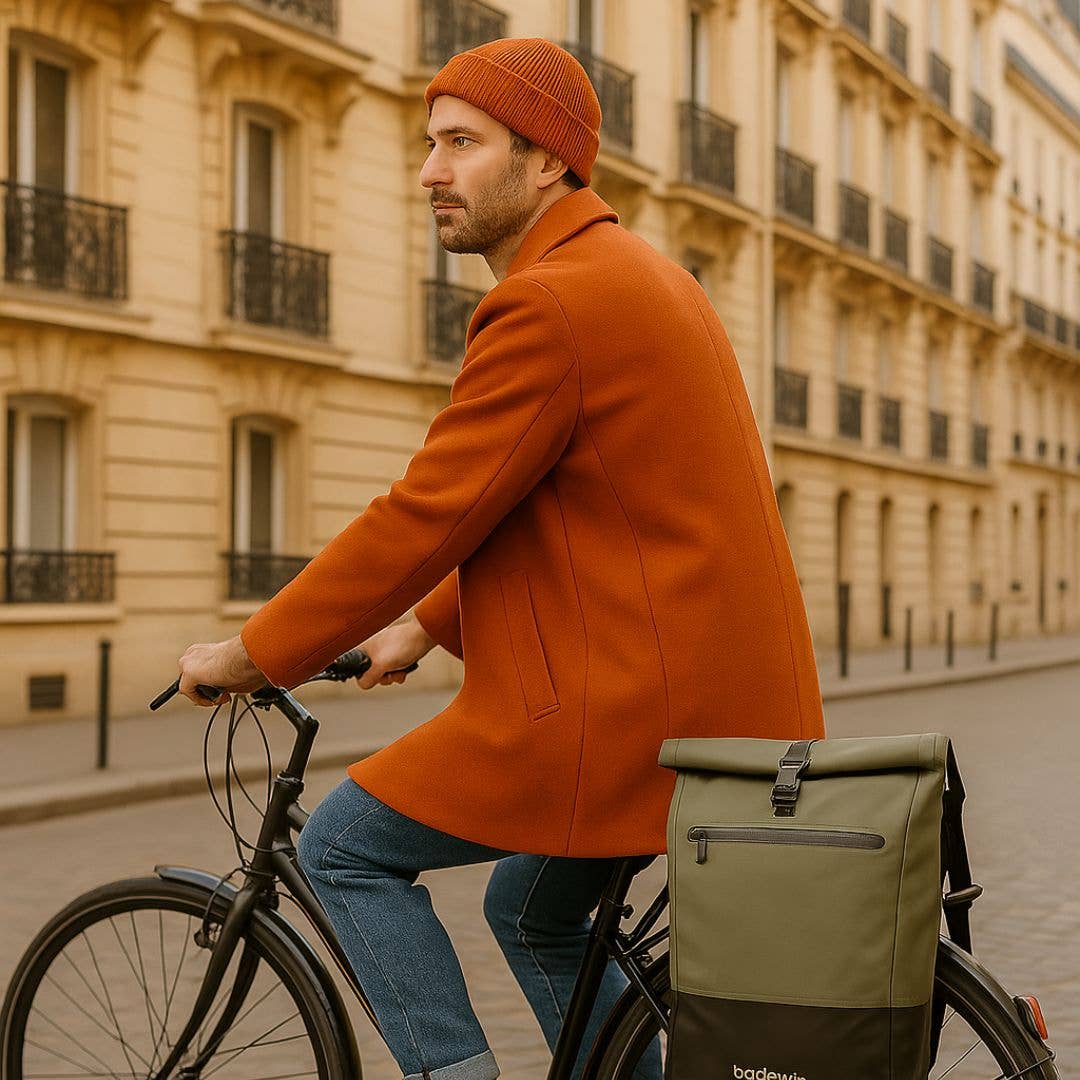 BADAWIN – Engroshandel Tilbehør til cykling – BADAWIN Ancel Badawin khaki grøn cykeltaske/pung4