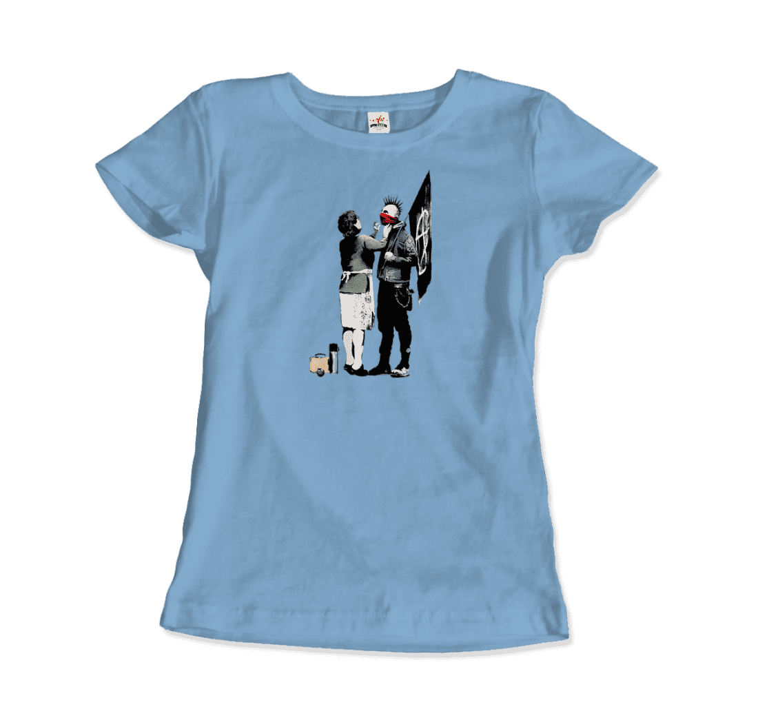 Art-O-Rama Shop - Wholesale Screen Printed T-Shirt - Unisex - Banksy Anarchist Punk And His Mother Artwork T-Shirt14