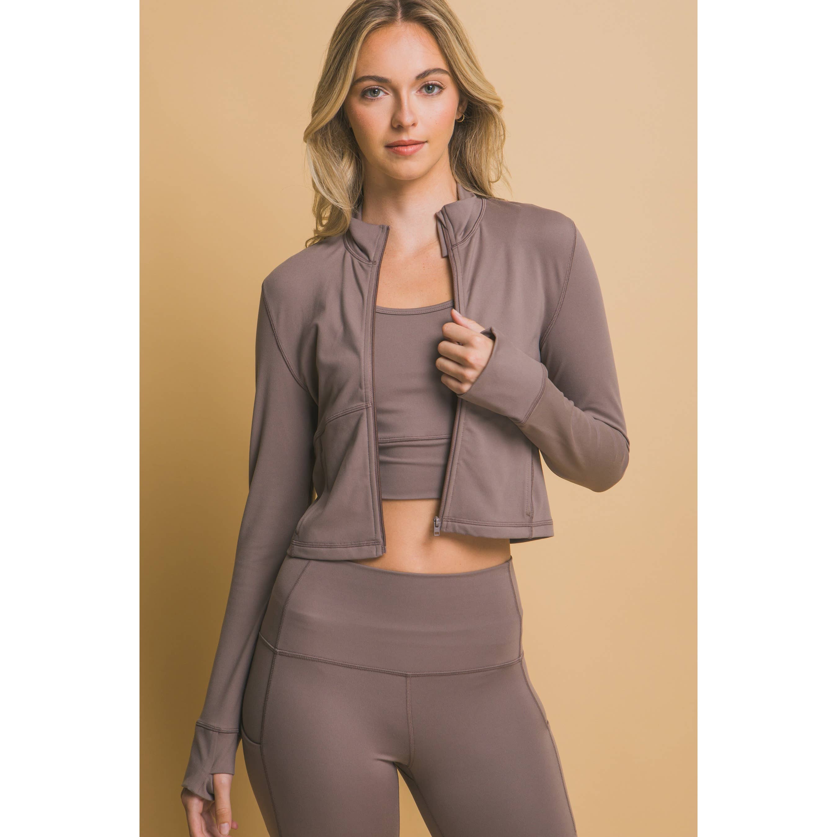 Apolline - Wholesale Athletic Jacket - Women's - Active Long Sleeve Zip- Up Performance Jacket9