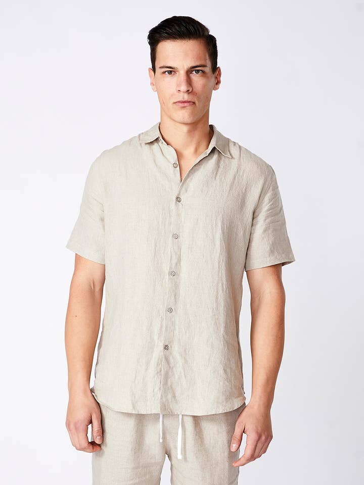 Linen Short Sleeve for wholesale by Merlino Street