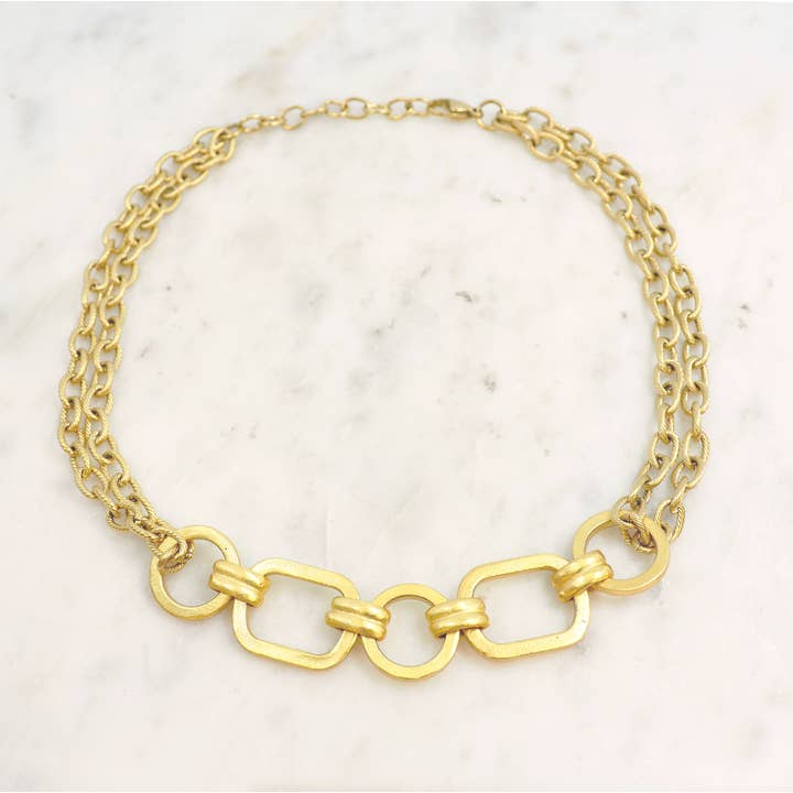 Golden Chain - Collier femme NCN1015 pour la vente par NIIKI PARIS
