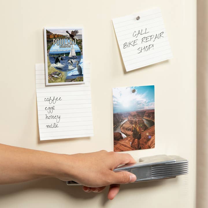 Lantern Press - Wholesale Magnet - MAGNET Poulsbo, Washington, Montage Scenes1