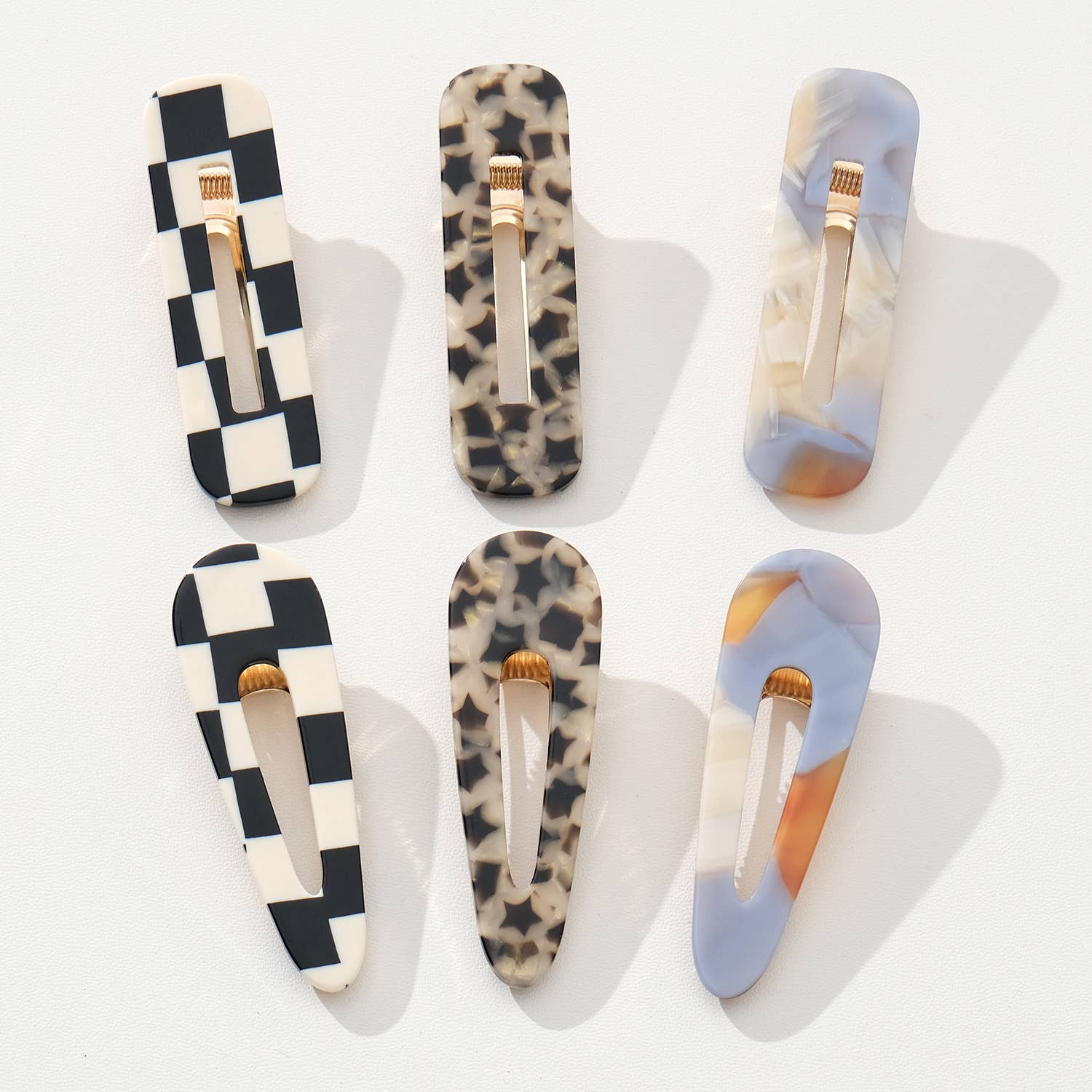 Assorted Gemma Western | Printed Barrette Hair Clip (Set of 2)  for wholesale on Faire10