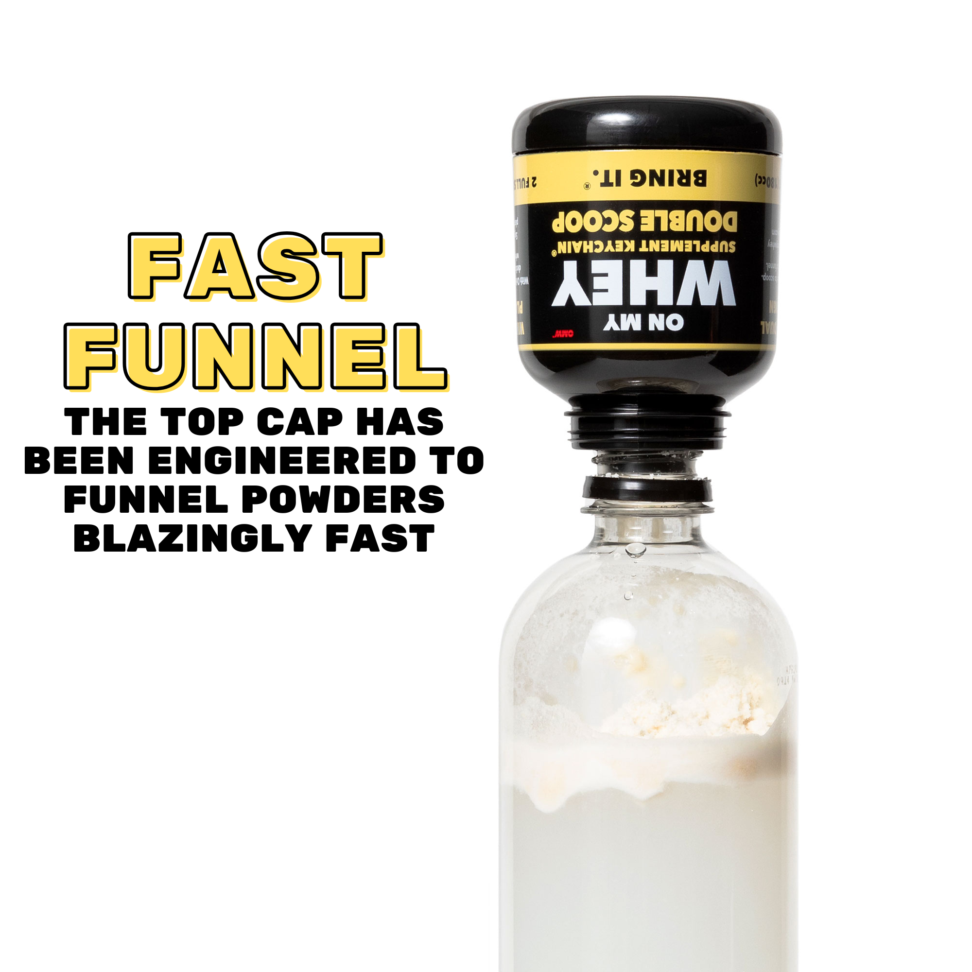 OnMyWhey – wholesale Protein/superfood powder – Shaker Bottle And Protein Powder Container 180ml6