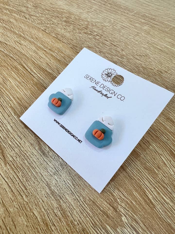 Pumpkin Krus Studs for engroshandel hos Serene Design Co.