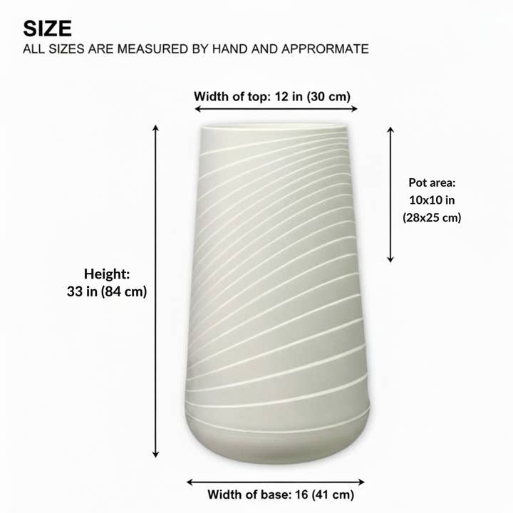 Sona Casa - Wholesale Plant Pot - Tall Indoor Decorative Planter, Modern Contemporary Self Watering Pot Home, Porch, Patio Decor Gifts2