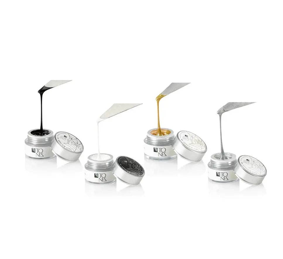 Tones Acrylics | Gels | Nail Art | Nail Tools & Accessories - Wholesale Nailcare Set - Spider Gel - Collection (4 x 0.17 fl oz / 5 mL)0