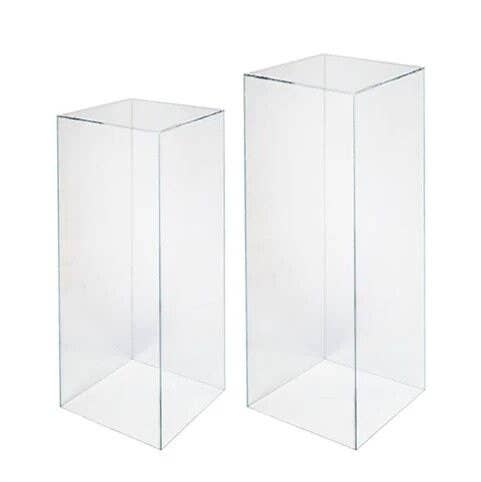 Plasticmart - Wholesale Retailer Display Stand/Case - Clear Acrylic Pedestal 12"x 12" x 30" Tall8