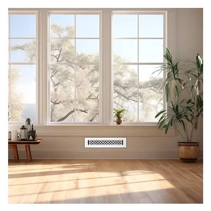 Ventilatore di alimentazione dell'aria da 2 «x14" con feritoia in acciaio staccabile per la vendita all'ingrosso da parte di Registers and Hardware Hub Inc.