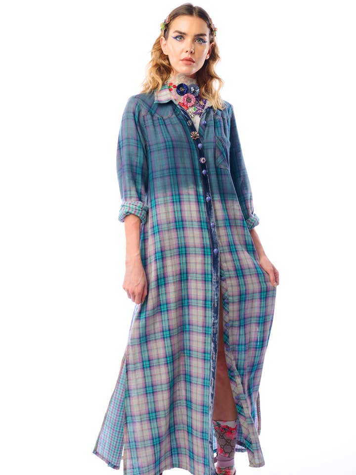Kaitlin Maxi Stofjas voor wholesale door Aratta