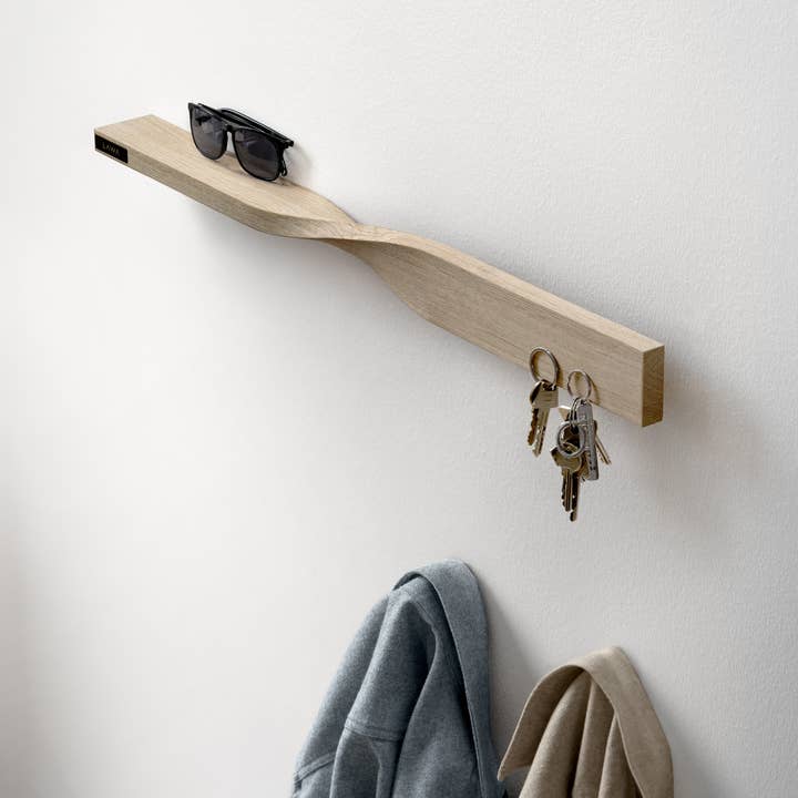 Lawa Design - Wholesale Knife Storage - Twist Shelf - wooden magnetic knive board2
