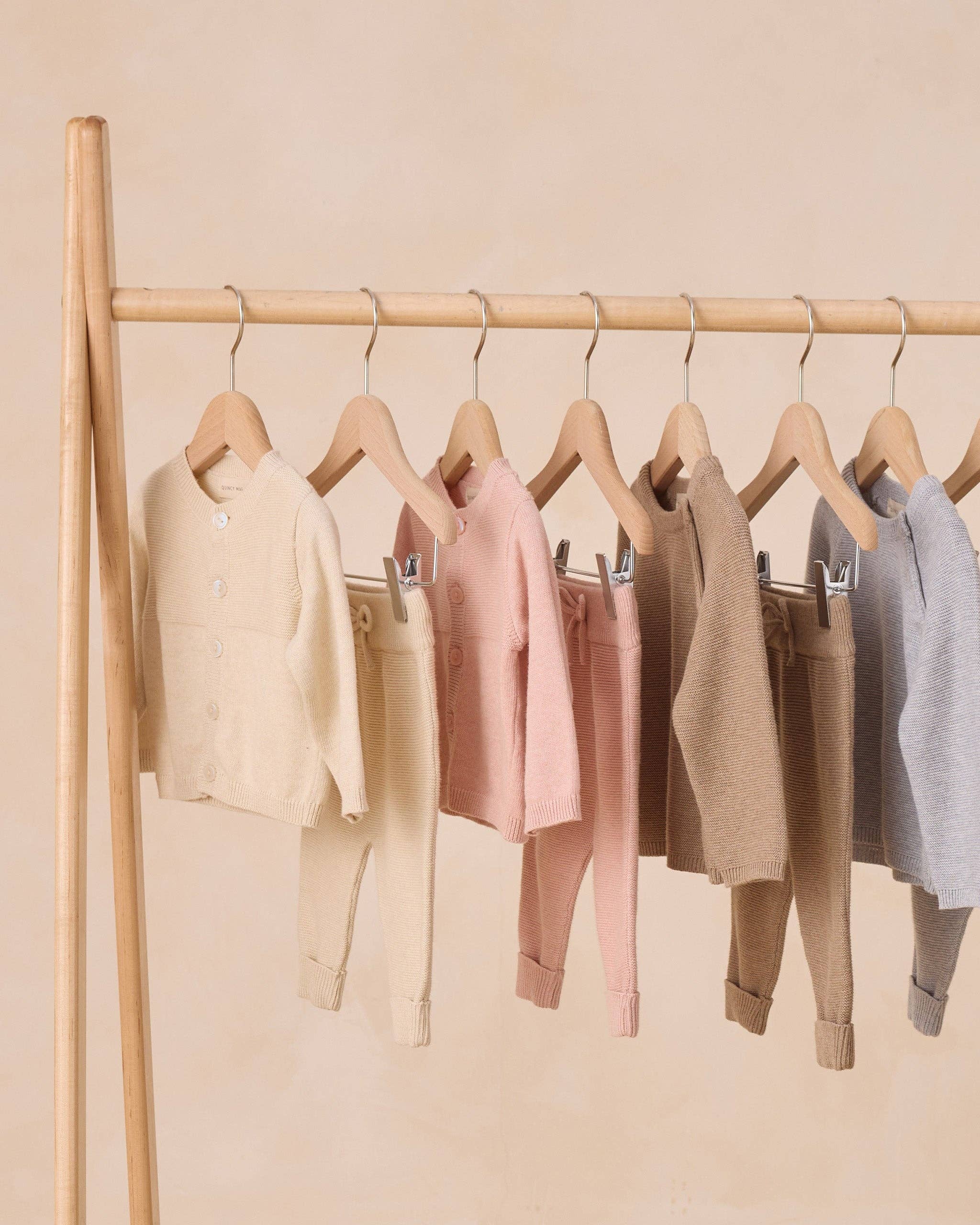 Quincy Mae - Wholesale Knit Sweater - Kids - Bailey Knit Sweater Heathered Mocha6