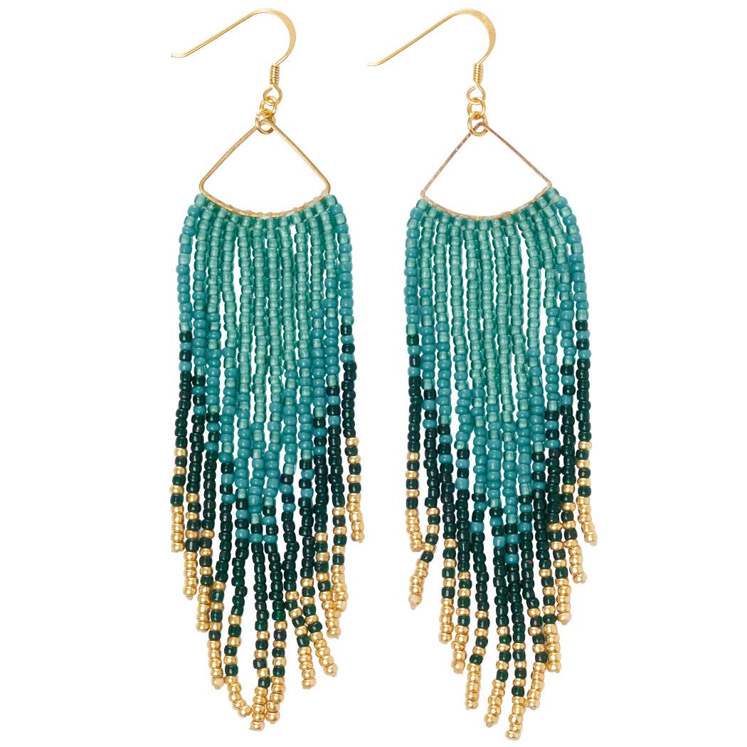 Marquet - Vente Boucles d'oreilles pendantes - Boucles d'oreilles chandelier Amanda Commerce Équitable - Cadeaux de Noël1