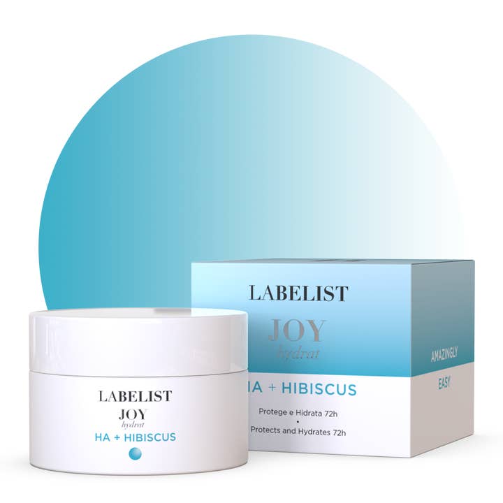 JOY HIDRAT-HA + HIBISCUS Crema Facial Hidratante 72h para venta al por mayor de Labelist cosmetics