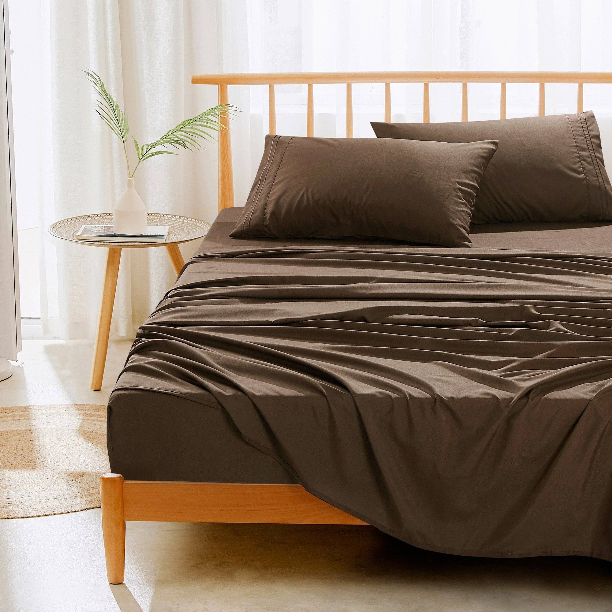 Linen Mart – wholesale Sheet set – Soft Microfiber Deep Pocket Bed Sheets - 4 Piece Set45